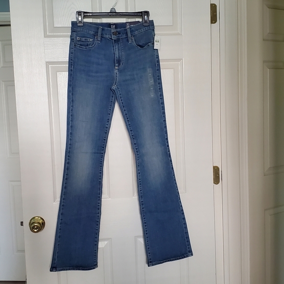 GAP Mid Rise Boot Stretch Jeans - Picture 2 of 6
